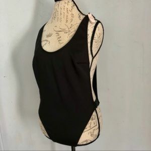 Black side buckle Monokini